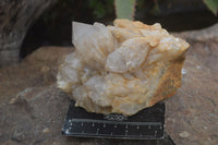 Natural Cascading White Phantom Smokey Quartz Specimens  x 3 From Luena, Congo - Toprock Gemstones and Minerals 