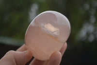 Polished Gemmy Pink Rose Quartz Standing Free Forms  x 3 From Ambatondrazaka, Madagascar - TopRock