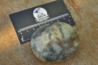 Polished Green & White Dendritic Opal Gallets x 12 From Madagascar - TopRock