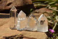 Polished Clear Quartz Crystal Points x 24 From Madagascar - TopRock