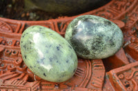 Polished Serpentine (Leopard Stone) Free Forms x 8 From Inyanga, Zimbabwe - TopRock