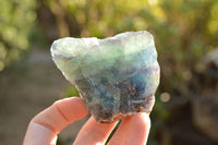 Natural Stone Sealed Watermelon Fluorite Cobbed Pieces  x 15 From Uis, Namibia - TopRock