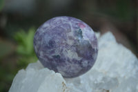 Polished Mini Purple Lepidolite Palm Stones  x 20 From Madagascar - Toprock Gemstones and Minerals 