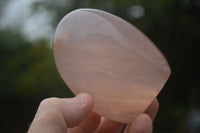 Polished Gemmy Pink Rose Quartz Standing Free Forms  x 3 From Ambatondrazaka, Madagascar - TopRock