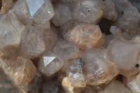 Natural Cascading White Phantom Smokey Quartz Cluster x 1 From Luena, Congo