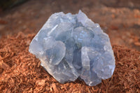 Natural Blue Celestite Crystal Specimens  x 3 From Sakoany, Madagascar - Toprock Gemstones and Minerals 