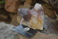 Natural Red Hematoid Quartz Specimens x 3 From Karoi, Zimbabwe