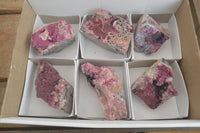 Natural Pink Salrose Cobaltion Dolomite Specimens  x 6 From Kakanda, Congo