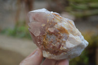 Natural Red Hematoid Quartz Specimens x 3 From Karoi, Zimbabwe