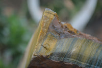 Natural Golden Blue Tigers Eye Specimens  x 2 From Prieska, South Africa - TopRock