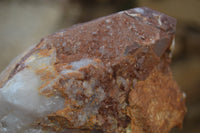 Natural Red Hematoid Quartz Specimens x 3 From Karoi, Zimbabwe