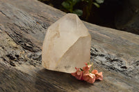 Polished Large Quartz Crystal With One Natural Side  x 1 From Madagascar - TopRock