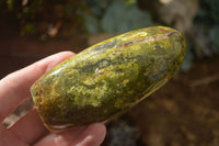 Polished Green Opal Standing Free Forms  x 4 From Madagascar - TopRock