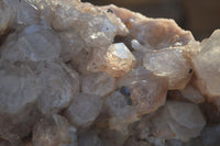 Natural Cascading White Phantom Smokey Quartz Cluster x 1 From Luena, Congo