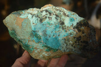 Natural Drusy Coated Chrysocolla Dolomite Specimens x 2 From Likasi, Congo