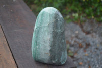 Polished Emerald Fuchsite Quartz Standing Free Form x 1 From Madagascar - Toprock Gemstones and Minerals 