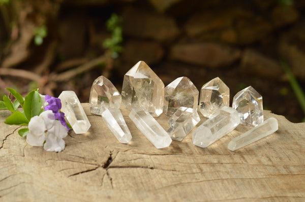 Polished Clear Quartz Crystal Points x 24 From Madagascar - TopRock