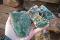 Polished  One Side Polished Emerald Mtorolite Plates  x 4 From Zimbabwe