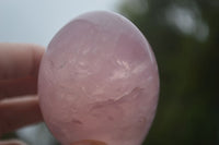 Polished Gemmy Pink Rose Quartz Standing Free Forms  x 3 From Ambatondrazaka, Madagascar - TopRock