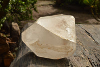 Polished Large Quartz Crystal With One Natural Side  x 1 From Madagascar - TopRock