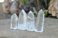 Polished Clear Quartz Crystal Points x 24 From Madagascar - TopRock