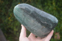 Polished Emerald Fuchsite Quartz Standing Free Form x 1 From Madagascar - Toprock Gemstones and Minerals 