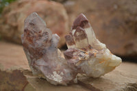 Natural Red Hematoid Quartz Specimens x 12 From Karoi, Zimbabwe - TopRock