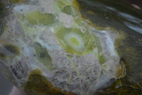 Polished Green Opal Standing Free Forms  x 2 From Antsirabe, Madagascar - Toprock Gemstones and Minerals 