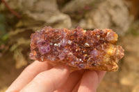 Natural Dark "Amethystos" Amethyst Clusters  x 35 From Kwaggafontein, South Africa - TopRock