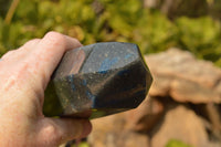 Polished Contrasting Pair Of Blue Spotted Spinel / Dalmatian Stone Points  x 2 From Madagascar - TopRock