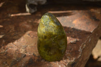 Polished Green Opal Standing Free Forms  x 4 From Madagascar - TopRock