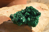 Natural Chatoyant Silky Malachite Specimens  x 6 From Kasompe, Congo - TopRock