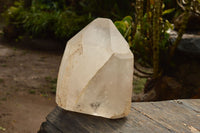 Polished Large Quartz Crystal With One Natural Side  x 1 From Madagascar - TopRock