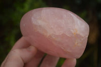 Polished Gemmy Pink Rose Quartz Standing Free Forms  x 3 From Ambatondrazaka, Madagascar - TopRock