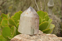 Polished Gorgeous Smokey Amethyst Crystal With Green Chlorite  x 1 From Ankazobe, Madagascar - TopRock