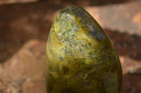 Polished Green Opal Standing Free Forms  x 4 From Madagascar - TopRock