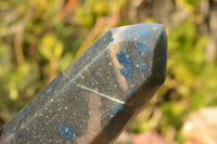 Polished Contrasting Pair Of Blue Spotted Spinel / Dalmatian Stone Points  x 2 From Madagascar - TopRock