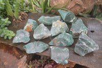 Natural Rough Jade Cobbed Specimens  x 12 From Swaziland - Toprock Gemstones and Minerals 