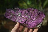 Natural Metallic Purpurite Cobbed Specimens x 2 From Erongo, Namibia