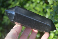 Polished Double Terminated Black Basalt Points  x 4 From Antsirabe, Madagascar