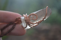 Polished Mixed Copper Wire Wrapped Jewellery Pendants x 6 From Southern Africa - Toprock Gemstones and Minerals 