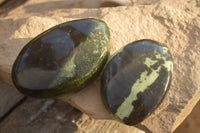 Polished  Spotted Leopard Stone Free Forms  x 6 From Inyanga, Zimbabwe