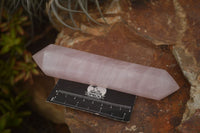 Polished Double Terminated Pink Rose Quartz Points  x 4 From Ambatondrazaka, Madagascar - TopRock