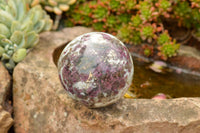 Polished Pink Rubellite Tourmaline Spheres (With Hints Of Blue Lithium)  x 4 From Madagascar - TopRock