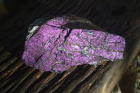 Natural Metallic Purpurite Cobbed Specimens x 2 From Erongo, Namibia