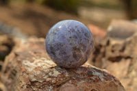 Polished Purple Lepidolite Mica Spheres  x 6 From Madagascar - TopRock