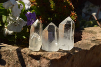 Polished Clear Quartz Crystal Points x 24 From Madagascar - TopRock