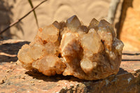 Natural Cascading White Phantom Smokey Quartz Cluster  x 1 From Luena, Congo - TopRock