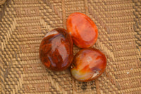 Polished Small Carnelian Palm Stones / Gallets - sold per kg - From Madagascar - TopRock