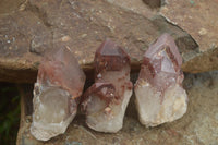 Natural Red Hematoid Quartz Specimens x 12 From Karoi, Zimbabwe - TopRock